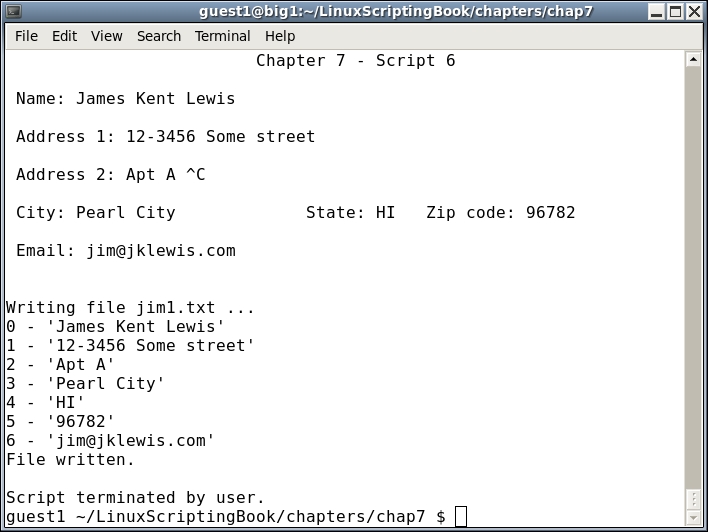 Chapter 7 - Script 6