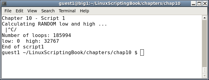 Chapter 10 - Script 1