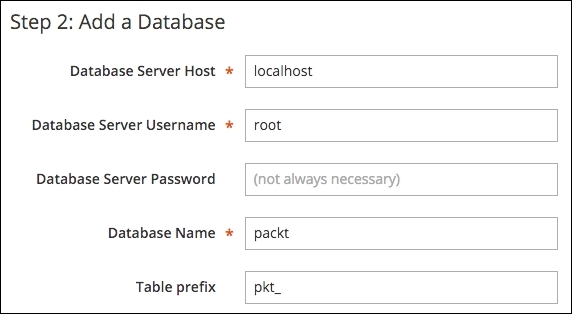 Magento installation