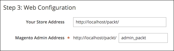 Magento installation