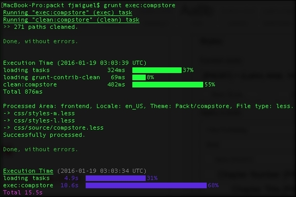 Debugging styles with the Grunt task runner