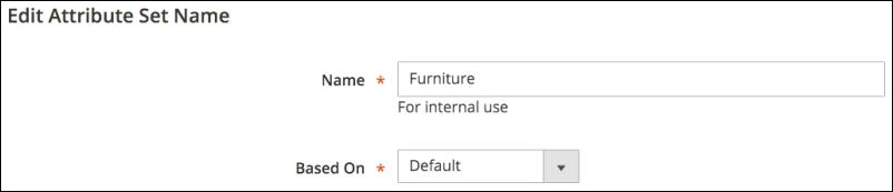 Creating attribute sets