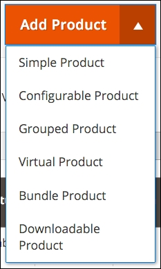The new product screen