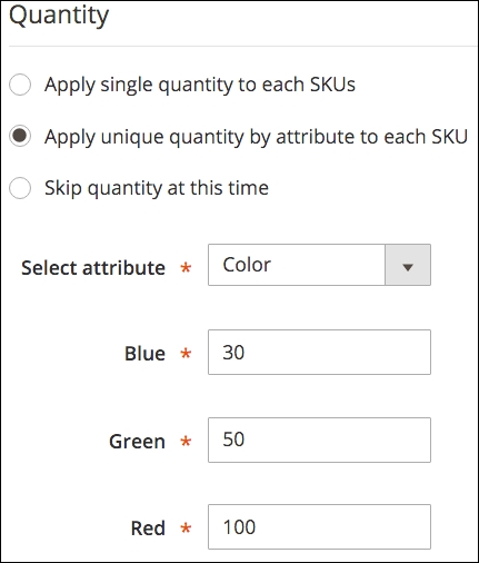 Creating a configurable product