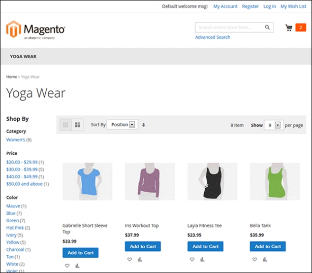 Default installation of design packages and themes