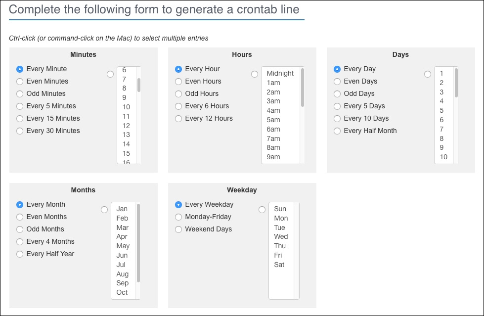 Triggering cron jobs
