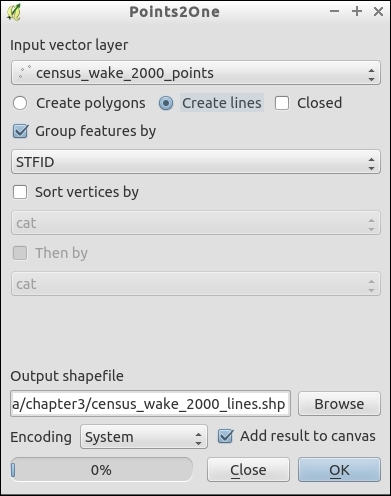 Converting points to lines (or polygons)