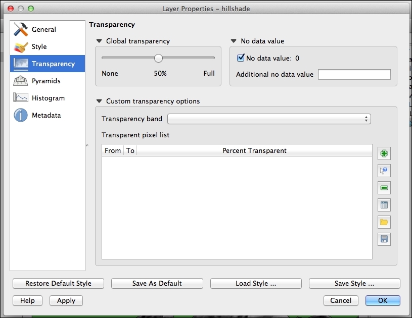 Enhancing your map view with a hillshade layer