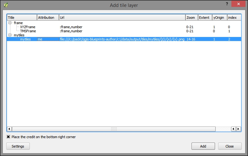Create a layer description file for the TileLayer plugin