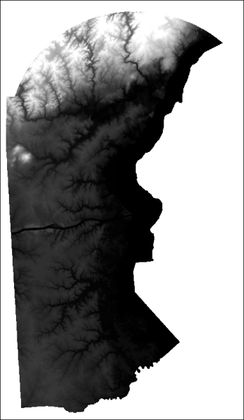 Clipping the grid to study the area by mask layer