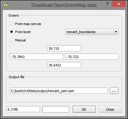 Downloading the OSM data