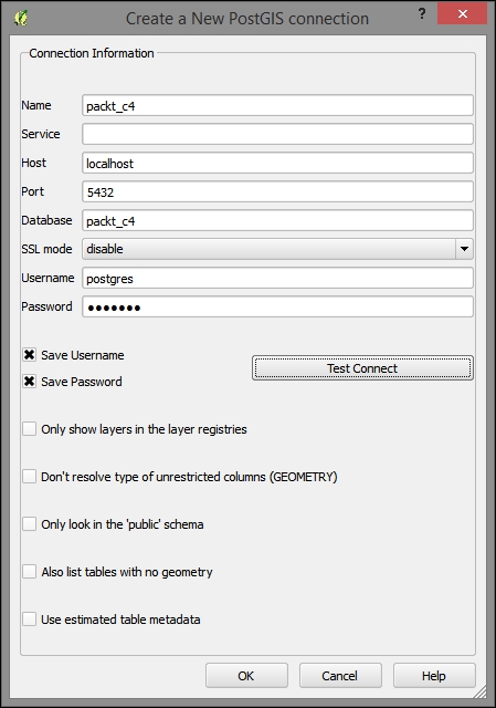 Connecting to the database