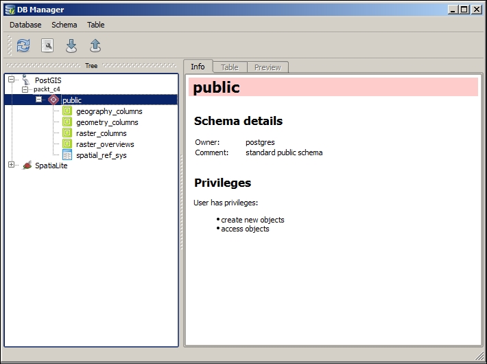 Importing into PostGIS with DB Manager