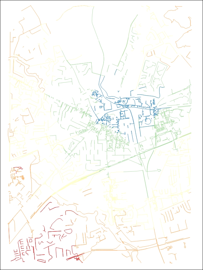 Generating the travel time for each road segment