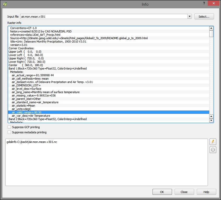 Viewing NetCDF in QGIS
