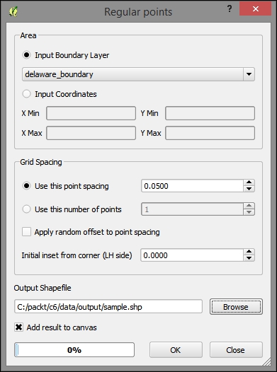 Creating regular points