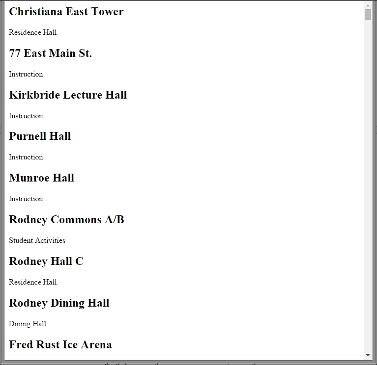 Test parsing with jQuery