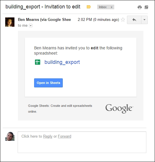 The editing workflow