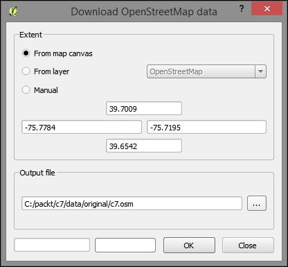 OpenStreetMap to SpatiaLite