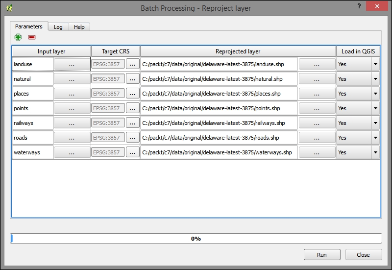 Preparing a basemap from OSM