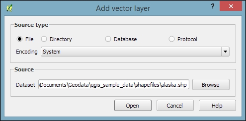 Loading vector data from files