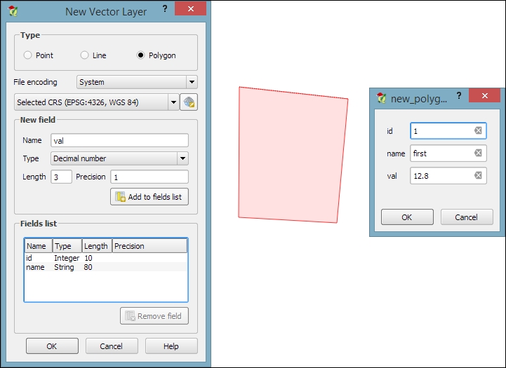 Creating new vector layers