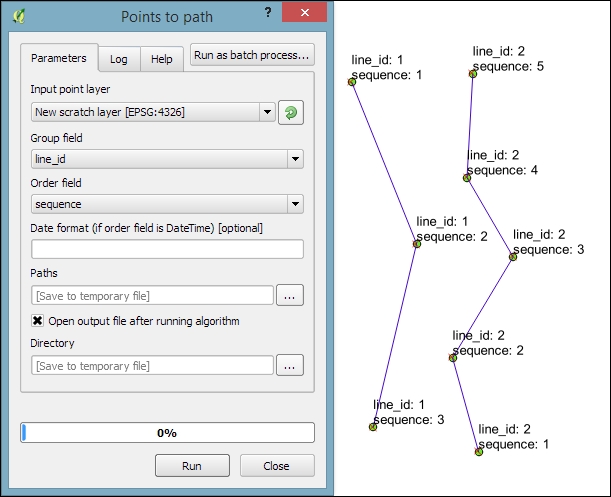 Converting between points, lines, and polygons