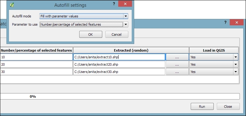 Batch-processing multiple datasets