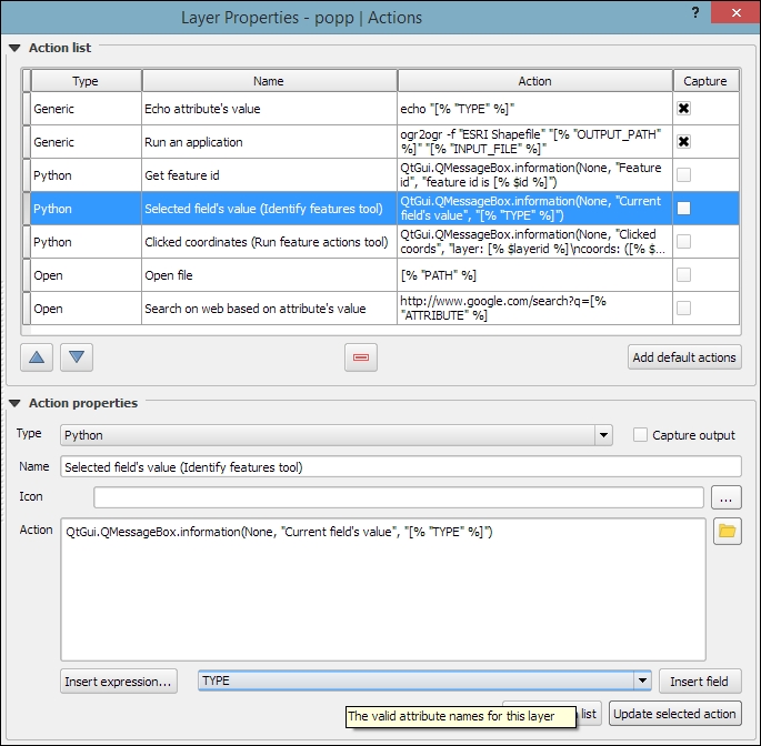 Configuring your first Python action