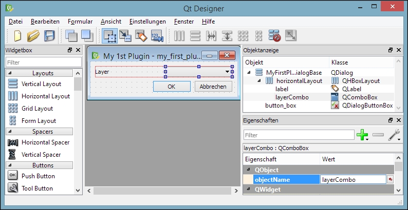 Customizing the plugin GUI