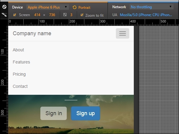 Until the navigation collapse