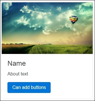 Learning cards in Bootstrap 4