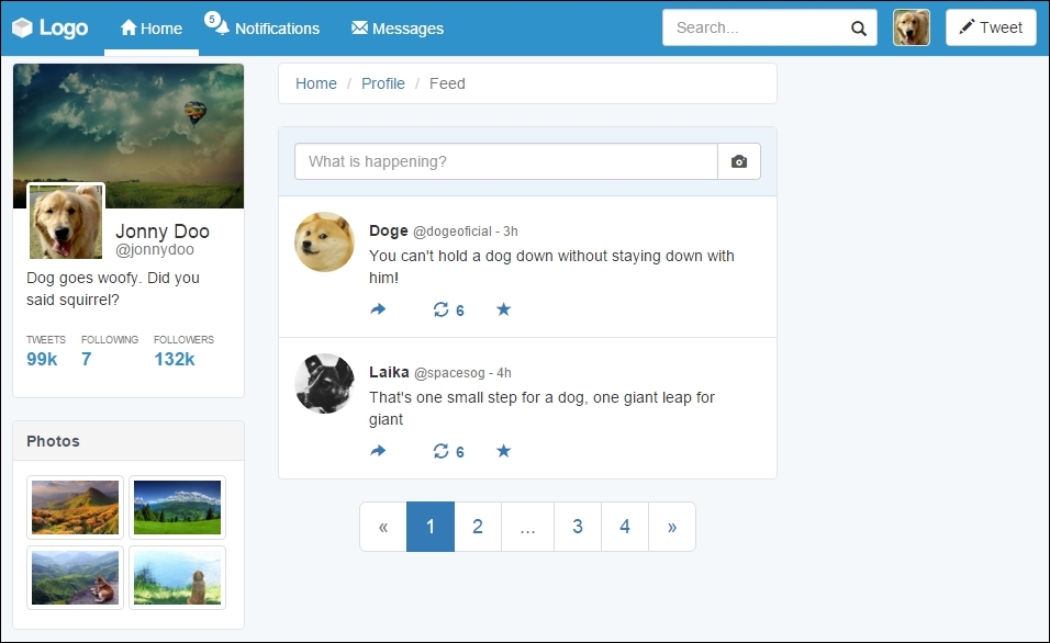 Creating breadcrumbs
