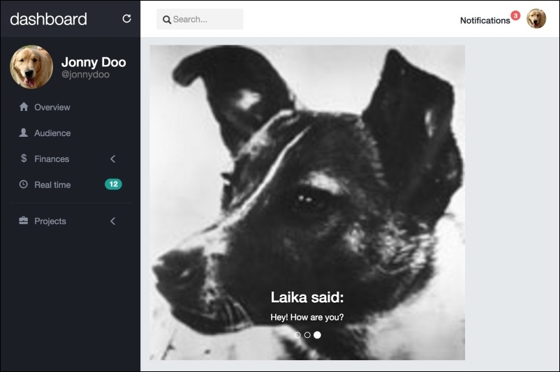 Creating slide indicators