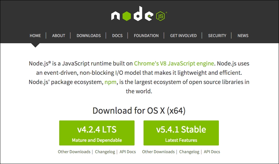 Installing Node.js