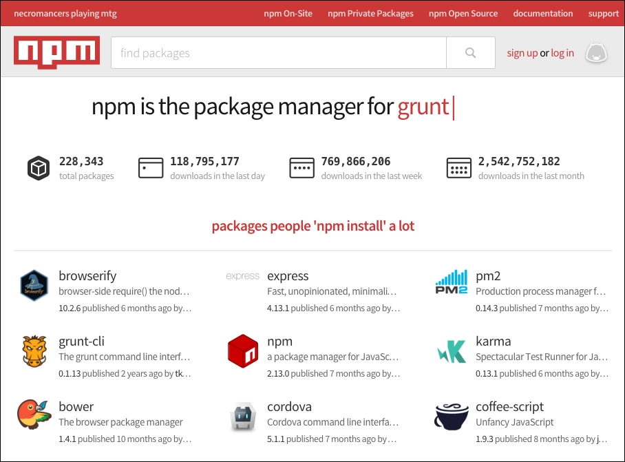 Updating npm