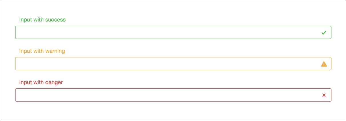 Adding validation to inputs