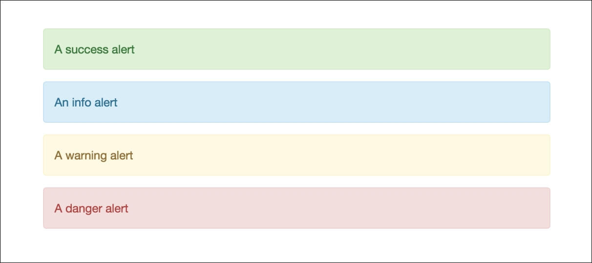 Using the Alerts component