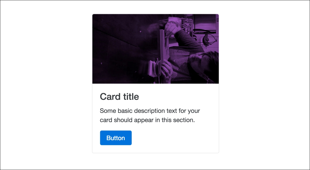Using Cards for layout