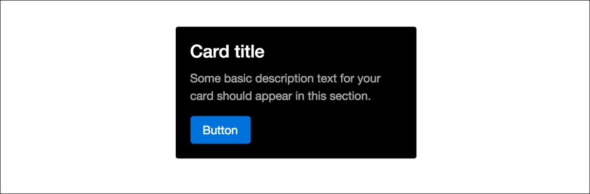 Inverting the color scheme of a Card