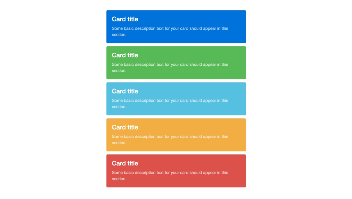 Inverting the color scheme of a Card