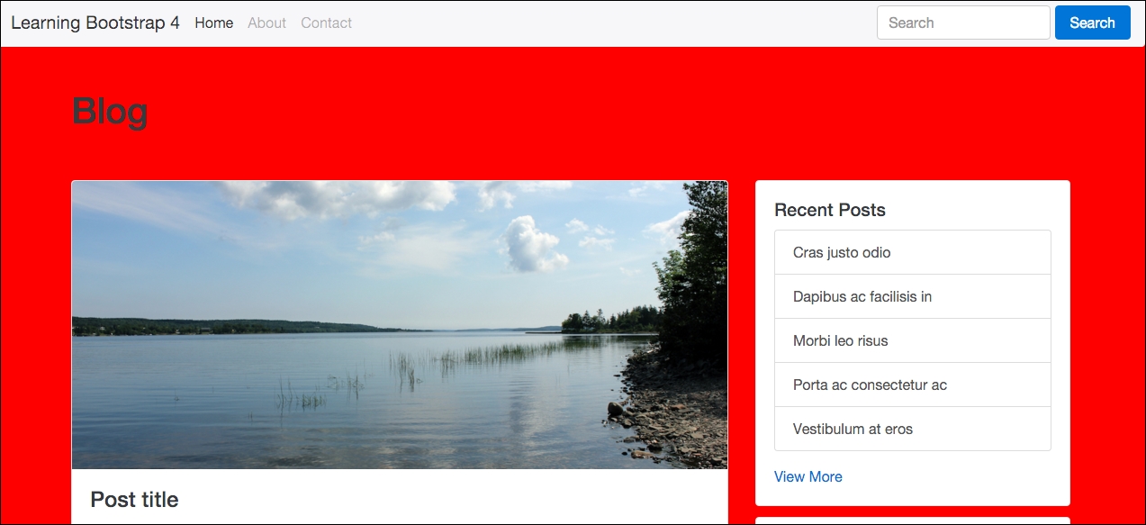 Updating the blog project