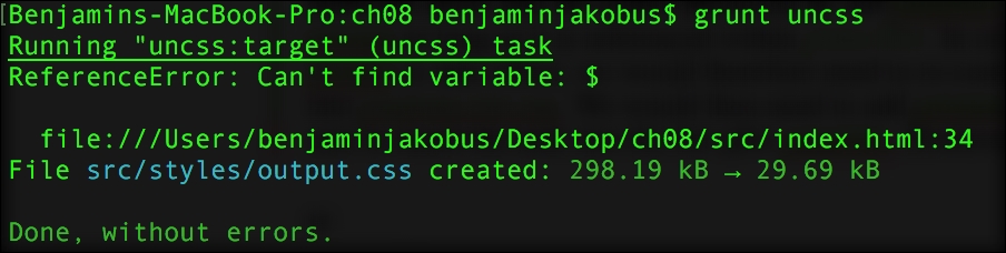 Stripping our website of unused CSS