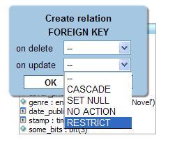 Defining foreign key relations