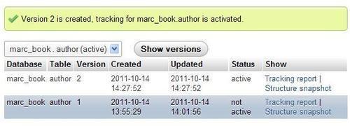 Creating a new version