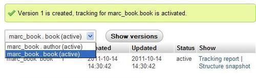 Quickly accessing tracking information