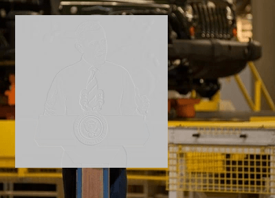Obama in a jeep factory - some context + diff from previous layer